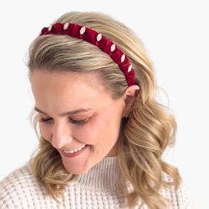 NEW Violet & Brooks Velvet Crystal Headband